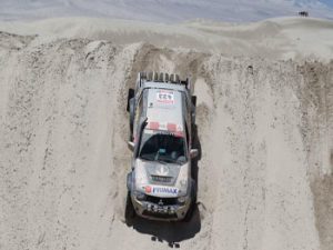 Alt Ruta 4x4 Mitsubishi liderando la fuerza Inca Dakar 2012